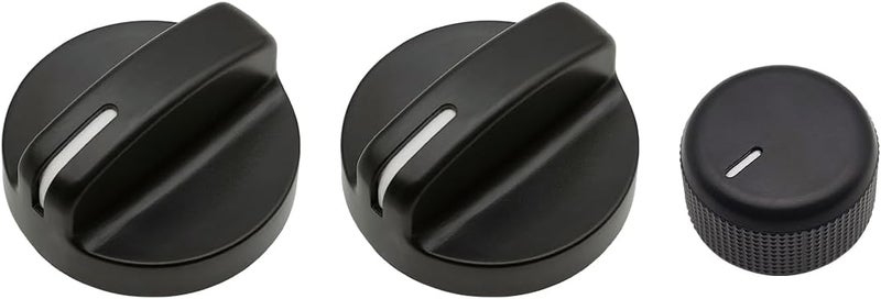 LXROAR01 3PCS AC Heater Control Knobs Compatible with Dodge Chrysler Eagle, Blower Fan knob for Ram 1500 2500 3500, for ‎4882482 4882511 - Image 1